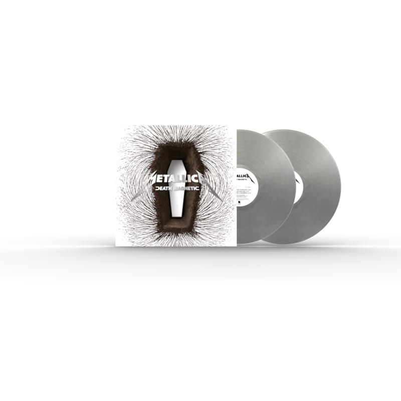 Death Magnetic von Metallica - 2LP - Limited ‘Magnetic Silver’ Coloured Vinyl jetzt im Bravado Store