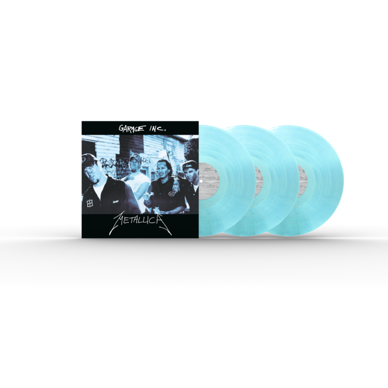 Garage Inc. von Metallica - 3LP - Limited ‘Fade To Blue’ Coloured Vinyl jetzt im Bravado Store