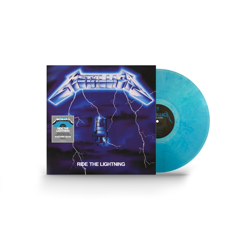 Ride The Lightning von Metallica - Limited Electric Blue LP jetzt im Bravado Store