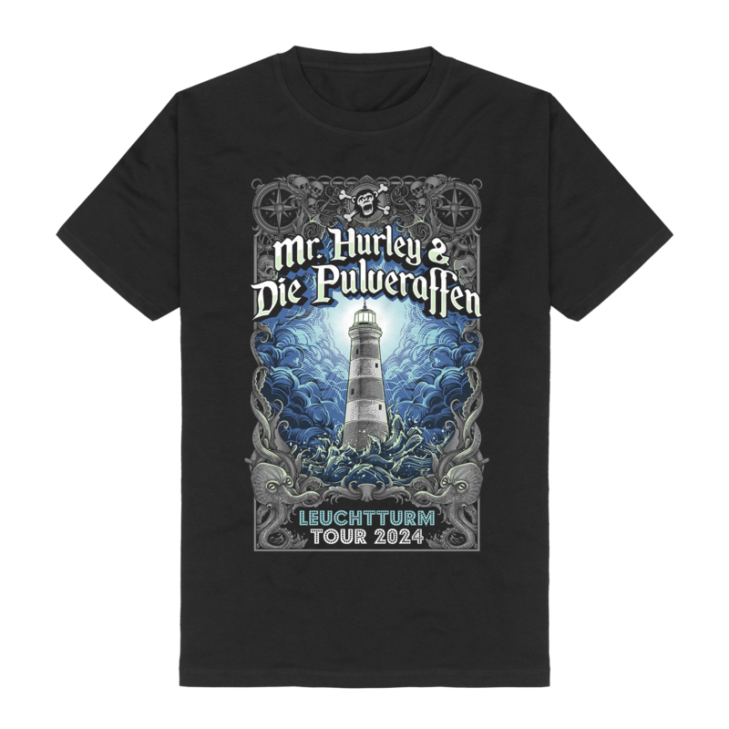 Leuchtturm Tour 2024 von Mr. Hurley & Die Pulveraffen - T-Shirt jetzt im Bravado Store