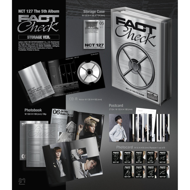 The 5th Album 'Fact Check'  (Storage  Ver.) von NCT 127 - CD jetzt im Bravado Store