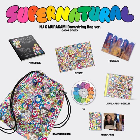 Supernatural NJ X MURAKAMI  (Cross Bag ver.) von NewJeans - CD jetzt im Bravado Store