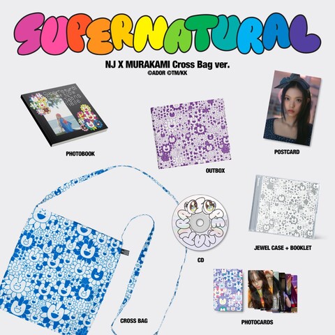 Supernatural NJ X MURAKAMI  (Drawstring Bag Ver.) von NewJeans - CD jetzt im Bravado Store