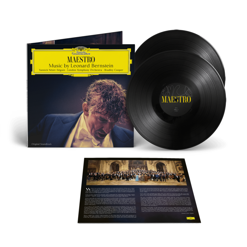 Maestro: Music by Leonard Bernstein (OST) von Yannick-Nézet-Séguin, Bradley Cooper, London Symphony Orchestra - 2 Vinyl jetzt im Bravado Store