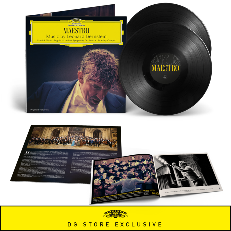 Maestro: Music by Leonard Bernstein (OST) von Yannick-Nézet-Séguin, Bradley Cooper, London Symphony Orchestra - 2 Vinyl + limitiertem Fotoalbum jetzt im Bravado Store
