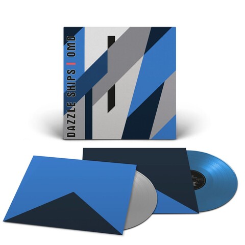 Dazzle Ships (40th Anniversary Edition) von Orchestral Manoeuvres In The Dark - Blue And Silver 2LP jetzt im Bravado Store