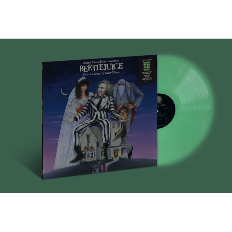 BEETLEJUICE – Original Motion Picture Soundtrack – Music by Danny Elfman von Original Soundtrack - Exclusive Limited Glow In The Dark Vinyl LP jetzt im Bravado Store