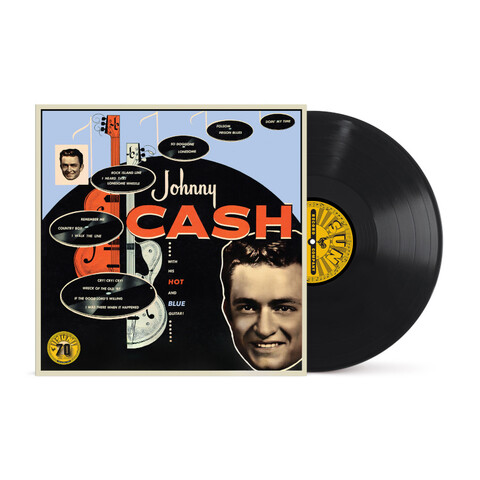 With His Hot And Blue Guitar von Johnny Cash - 1LP black jetzt im Bravado Store