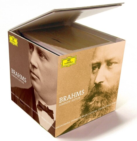 Brahms Complete Edition von Mutter, Karajan, Abbado, Pollini, Norman, - Ltd. Boxset (46 CD´s) jetzt im Bravado Store