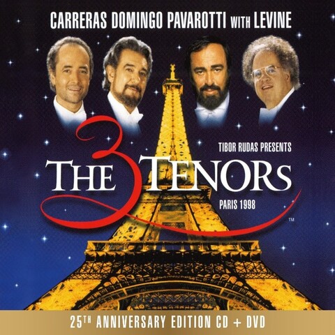 The Three Tenors - Paris 1998 - 25th Anniversary Edition von Luciano Pavarotti, Plácido Domingo, José Carreras - CD jetzt im Bravado Store