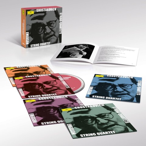 Shostakovich: The String Quartets von Emerson String Quartet - 5 CD-Box jetzt im Bravado Store