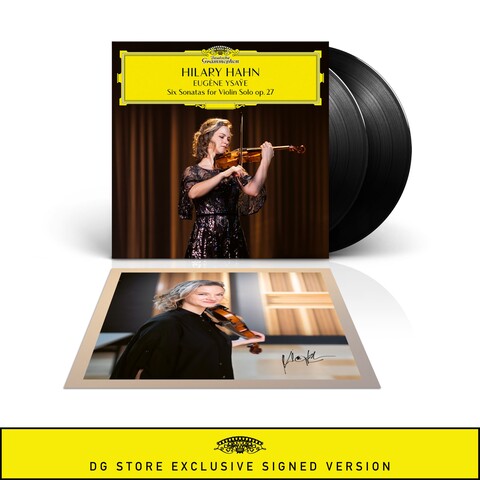 Eugène Ysaÿe: Six Sonatas for Violin Solo op. 27 von Hilary Hahn - Limitierte 2 Vinyl + signierte Art Card jetzt im Bravado Store