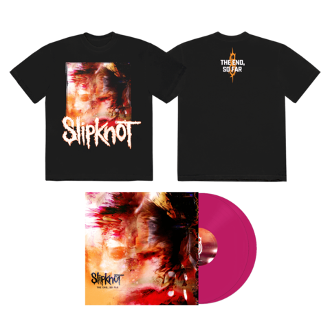 The End, So Far von Slipknot - Pink LP + T-Shirt II jetzt im Bravado Store