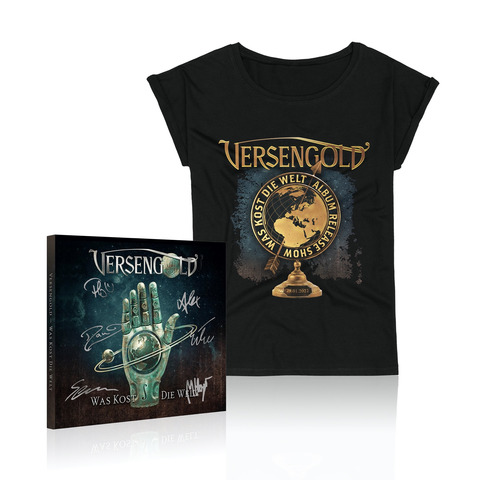 Was kost die Welt (signierte CD + Girlie Shirt) von Versengold - CD + Girlie Shirt jetzt im Bravado Store