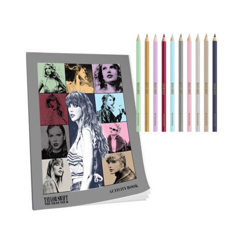 Taylor Swift The Eras Tour Activity Book and Colored Pencils von Taylor Swift - Schreibwaren jetzt im Bravado Store