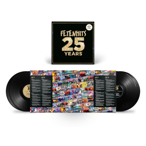 Fetenhits - 25 Years von Various Artists - 4LP jetzt im Bravado Store
