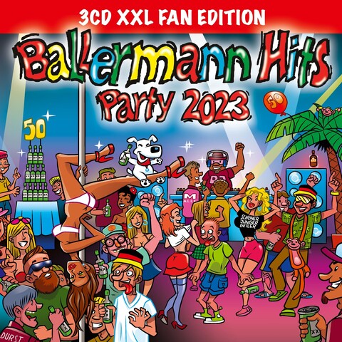 Ballermann Hits Party 2023 von Various Artists - XXL Fan Edition (3CD) jetzt im Bravado Store