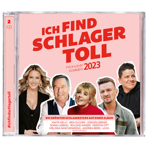 Frühjahr / Sommer 2023 von Ich find Schlager toll - 2CD jetzt im Bravado Store