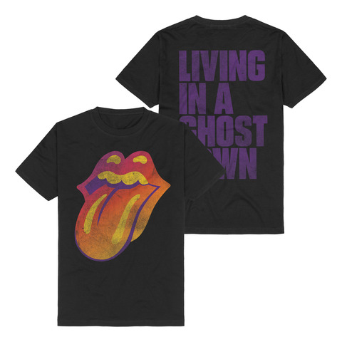 Ghost Town Distressed Tongue von The Rolling Stones - T-Shirt jetzt im Bravado Store