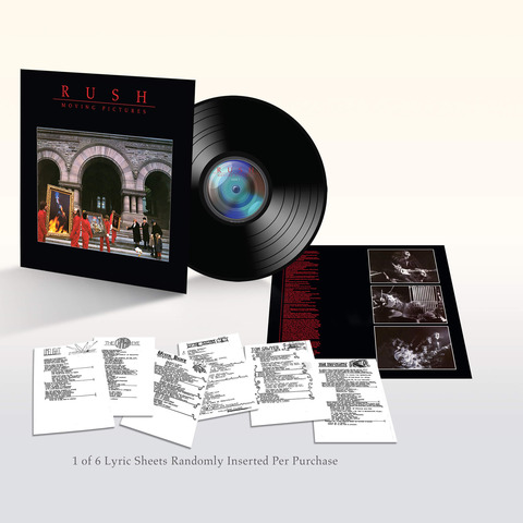 Moving Pictures (40th Anniversary) von Rush - Exclusive Limited LP + Lyric Sheet jetzt im Bravado Store