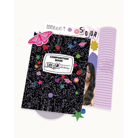 Deluxe Sour Journal with CD von Olivia Rodrigo - Buch + CD jetzt im Bravado Store