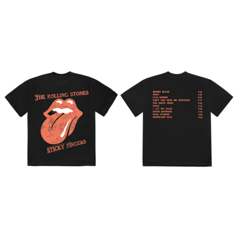 Sticky Fingers Tracklist von The Rolling Stones - T-Shirt jetzt im Bravado Store