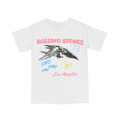 Los Angeles '72 Tour von The Rolling Stones - T-Shirt jetzt im Bravado Store