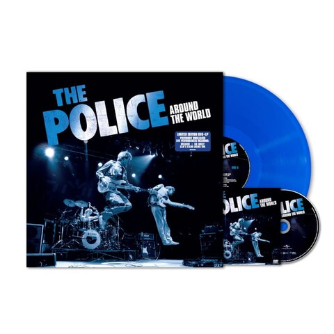 Around The World von The Police - Limited Blue LP + DVD jetzt im Bravado Store
