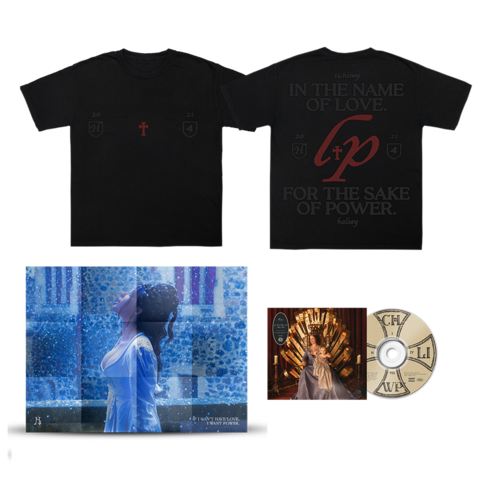 If I Can't Have Love, I Want Power (CD + T-Shirt + Poster) von Halsey - CD + T-Shirt + Poster jetzt im Bravado Store