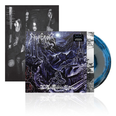 In The Nightside Eclipse von Emperor - Limited Blue & White Swirl Vinyl LP jetzt im Bravado Store