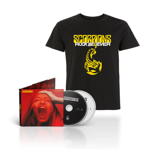 Rock Believer von Scorpions - Ltd. Deluxe 2CD + Scorpions Shirt jetzt im Bravado Store