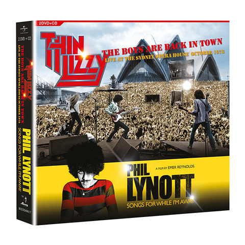 Songs For While I'm Away + The Boys Are Back in Town - Live At The Sydney Opera 1978 von Phil Lynott + Thin Lizzy - 2DVD + CD Limited Edition jetzt im Bravado Store