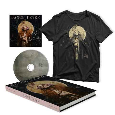 Dance Fever von Florence + the Machine - Deluxe CD + T-Shirt Bundle + Signed Card jetzt im Bravado Store