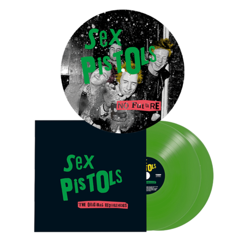The Original Recordings von Sex Pistols - Exclusive Transparent Green Vinyl 2LP + Slipmat jetzt im Bravado Store