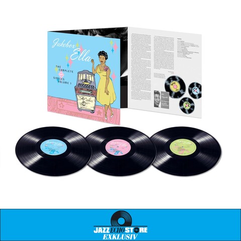 Jukebox Ella: The Complete Verve Singles Vol. 1 von Ella Fitzgerald - Exklusive Ltd. 3LP jetzt im Bravado Store