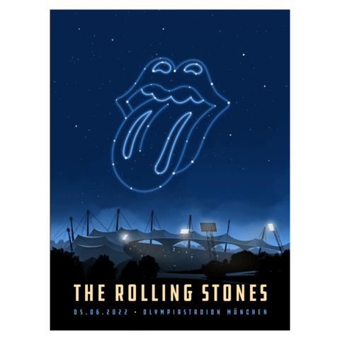 Munich SIXTY Tour 2022 von The Rolling Stones - Lithograph jetzt im Bravado Store