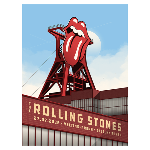 Gelsenkirchen SIXTY Tour 2022 von The Rolling Stones - Lithograph jetzt im Bravado Store