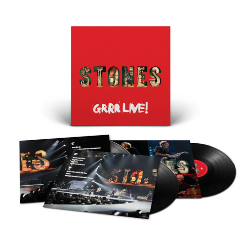 GRRR LIVE! von The Rolling Stones - 3LP Gatefold Black jetzt im Bravado Store