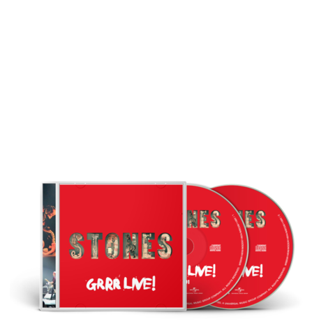 GRRR LIVE! von The Rolling Stones - 2CD jetzt im Bravado Store
