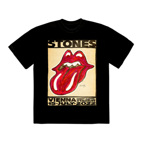 Vienna SIXTY 2022 Tour Exclusive von The Rolling Stones - T-Shirt jetzt im Bravado Store