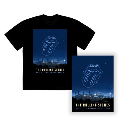 Munich SIXTY Tour Lithograph and T-Shirt von The Rolling Stones - Bundle jetzt im Bravado Store