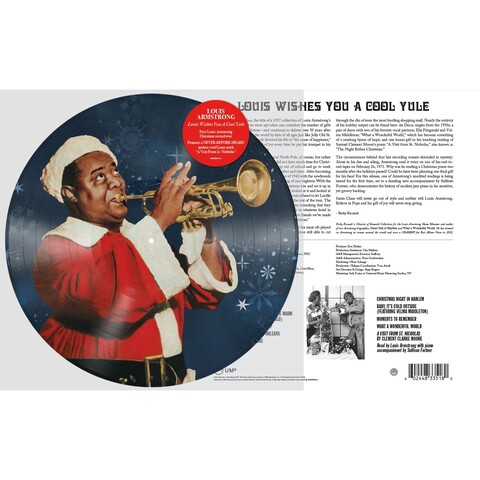 Louis Wishes You A Cool Yule von Louis Armstrong - Limitierte Picture LP jetzt im Bravado Store