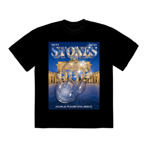 Berlin SIXTY 2022 Tour Exclusive von The Rolling Stones - T-Shirt jetzt im Bravado Store
