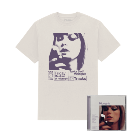 Midnights: von Taylor Swift - Lavender Deluxe CD Bundle + T-Shirt jetzt im Bravado Store