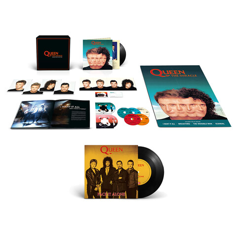 The Miracle + Face It Alone von Queen - Collector's Edition Boxset + 7" Vinyl Single jetzt im Bravado Store