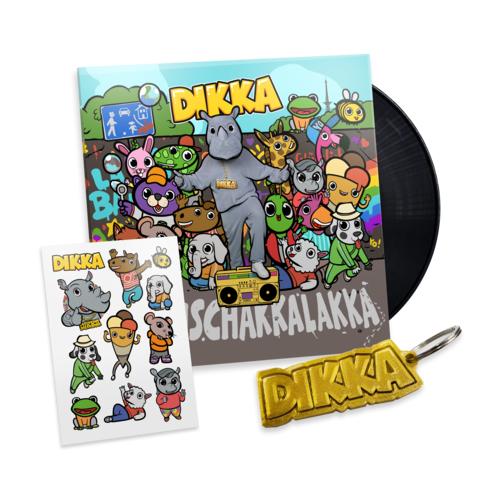 Boom Schakkalakka von DIKKA - Exkl. Fan Bundle: signierte LP + Tattoos + Schlüsselanhänger jetzt im Bravado Store