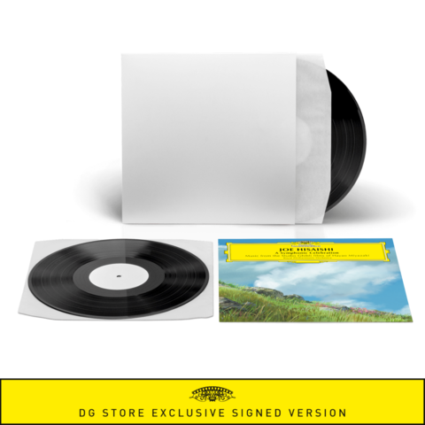 A Symphonic Celebration von Joe Hisaishi - Limitierte Signierte Nummerierte 2 Vinyl White Label + Art Card jetzt im Bravado Store