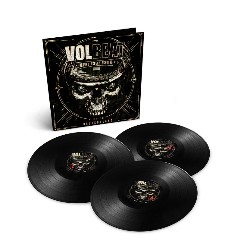 Rewind, Replay, Rebound: Live In Deutschland (3LP) von Volbeat - 3LP jetzt im Bravado Store