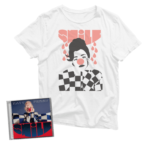 Smile (Deluxe CD + Teary Eyes T-Shirt) von Katy Perry - CD Bundle jetzt im Bravado Store