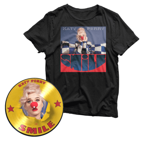 Smile (Ltd. Picture Disc + Smile T-Shirt) von Katy Perry - LP Bundle jetzt im Bravado Store